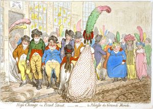 High Change in Bond Street, James Gillray, 1796, Creative Commons